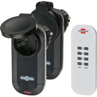Brennenstuhl 1507030 - Kabellos - 433,92 MHz - Outdoor - Schwarz - 25 m - IP44