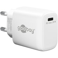 Goobay USB-C PD Schnellladegerät 25 W weiß