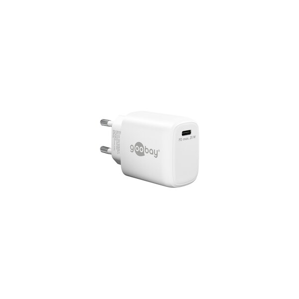 Goobay USB-C PD Schnellladegerät 25 W weiß