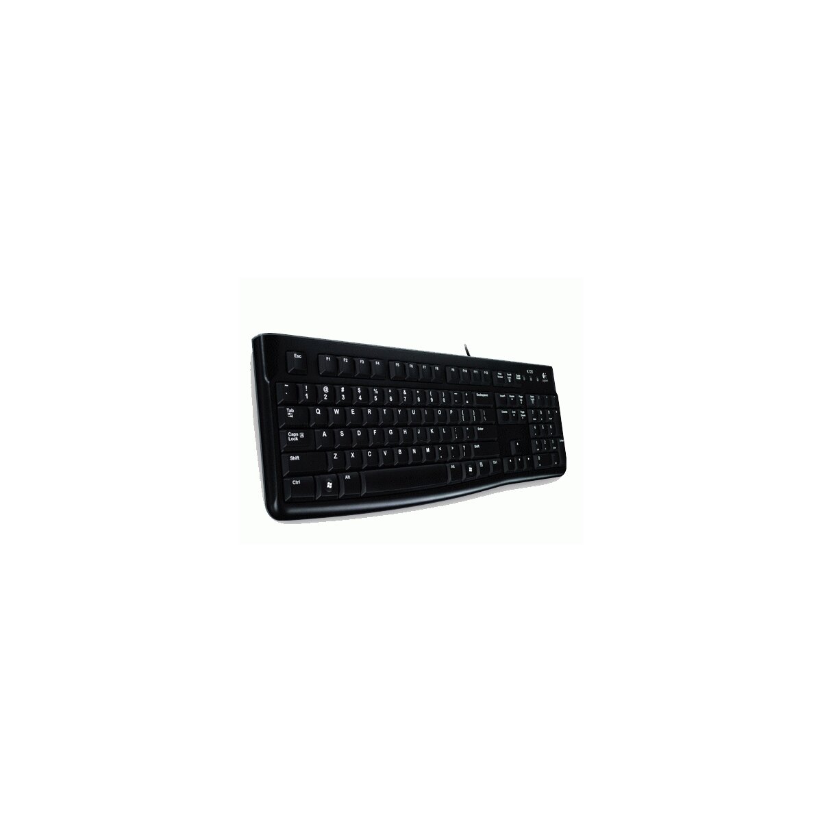 Logitech K120 - Kabelgebunden - USB - QWERTZ - Schwarz