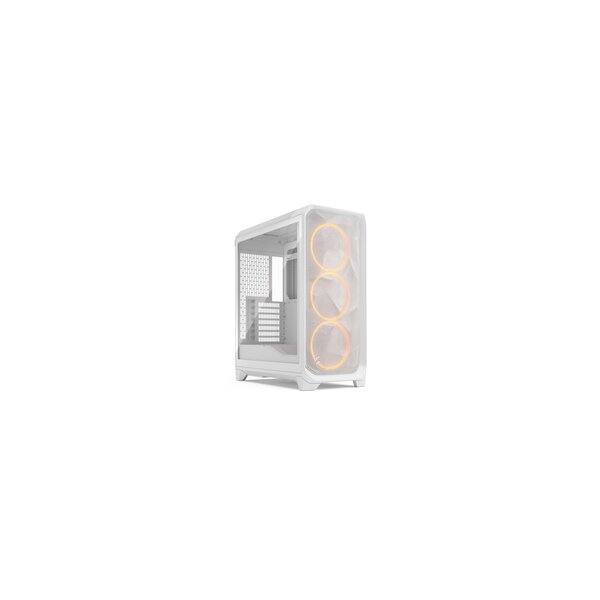 Fractal Design Meshify 3 White RGB TG Clear Tint - Midi/Minitower - ATX
