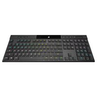 Corsair K100 RGB AIR, Verkabelt & Kabellos, USB + RF Wireless + Bluetooth, Mechanischer Switch, QWERTZ, RGB-LED, Schwarz