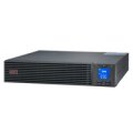 APC Easy UPS On-Line, 3kVA/2700W, Rackmontage 2HE, 230V, 6x IEC C13 + 1x IEC C19 Ausgänge, Intelligenter Kartensteckplatz, LCD, mit Rackmontagekit, 3 kVA, 2700 W, Sine, 110 V, 285 V, 40 - 70 Hz