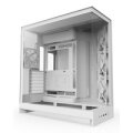 NZXT PC-Gehäuse H9 Flow Weiss - Midi/Minitower - ATX