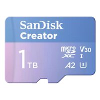 SanDisk Creator, 1 TB, MicroSDXC, Klasse 10, UHS-I, 190...