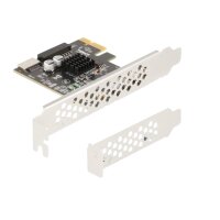 Delock 90344, PCIe, USB 3.2 Gen 1 (3.1 Gen 1), USB Typ-C, PCIe 3.0, 5 Gbit/s, Windows 10, Windows 10 Home x64, Windows 11, Box