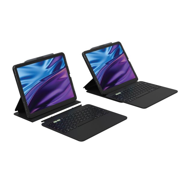 ZAGG Pro Keys 2 Keyboard iPad Air 13" Black - Tastatur - QWERTZ