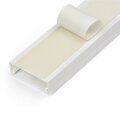 StarTech.com 1m Kabelkanal Selbstklebend, 32x11mm, PVC, Sockelleiste/Wandkabelkanal, bis zu 12 Kabel, UL geprüft, Kabelrinne, Polyvinylchlorid (PVC), Weiß