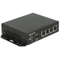Delock Switch - 4 x 10/100/1000 + 1 x SFP - Desktop