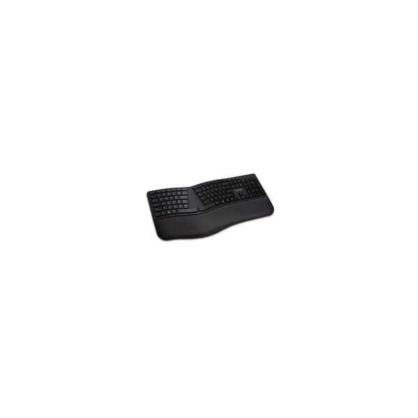 Kensington ProFit Ergo Wrlss - Volle Größe (100%) - Verkabelt & Kabellos - RF kabellos + USB - AZERTY - Schwarz