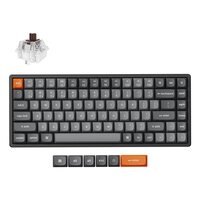 Keychron K2 Max schwarz/grau DE-Layout Super Brown Aluminiumrahmen - QWERTZ