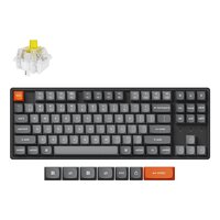 Keychron K8 Max schwarz/grau DE-Layout Super Banana Aluminiumrahmen - QWERTZ