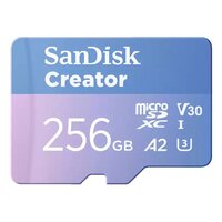 SanDisk Creator, 256 GB, MicroSDXC, Klasse 10, UHS-I, 190...