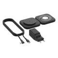 Belkin BOOST Pro 2-in-1 Qi2 15W mag.Lades.f.unterwegs WIZ026vfBK