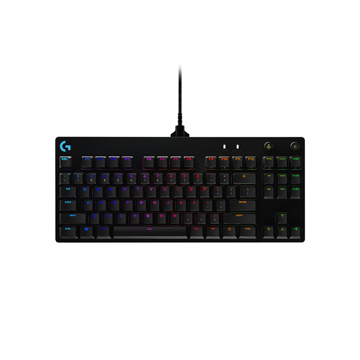 Logitech G 920-009392, Kabelgebunden, USB, Mechanischer Switch, QWERTY, RGB-LED, Schwarz