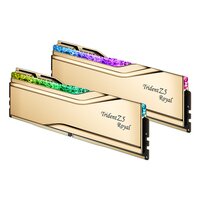 G.Skill DIMM 64 GB DDR5-6000 (gold, F5-6000J2836G32GX2-TR5G, Trident Z5 Royal, INTEL XMP) - 64 GB - DDR5