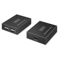 DIGITUS - DA-73120 - USB Extender, USB 2.0, 4x USB-A Ports, 150m