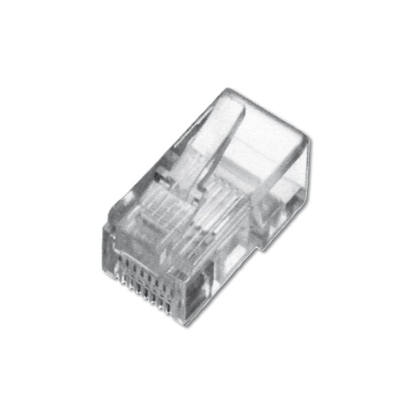 DIGITUS - DN-MO-8-8-SR - Modular Stecker, für Rundkabel, 8P8C