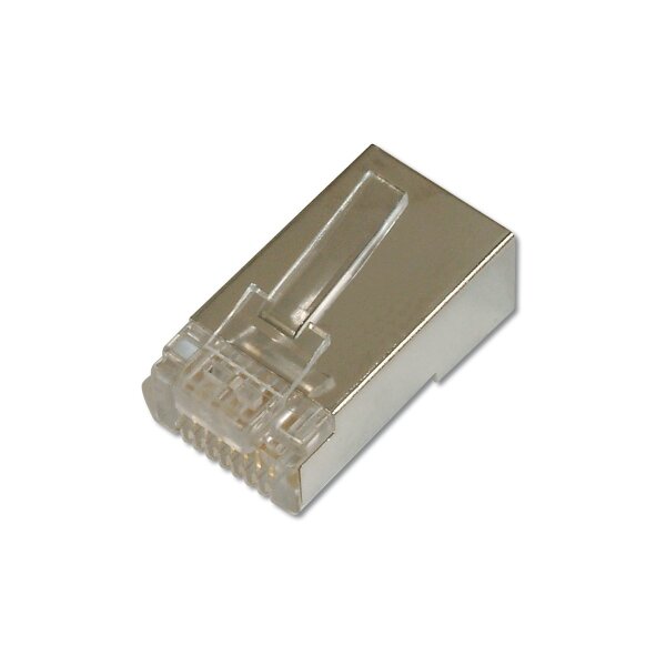 DIGITUS - DN-MO-8-8-SRS - Modular Stecker, für Rundkabel, 8P8C