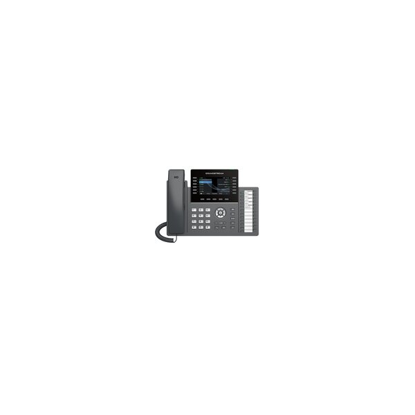 Grandstream GRP2636 - IP-Telefon - Schwarz - Kabelgebundenes Mobilteil - 12 Zeilen - LCD - 10,9 cm (4.3")