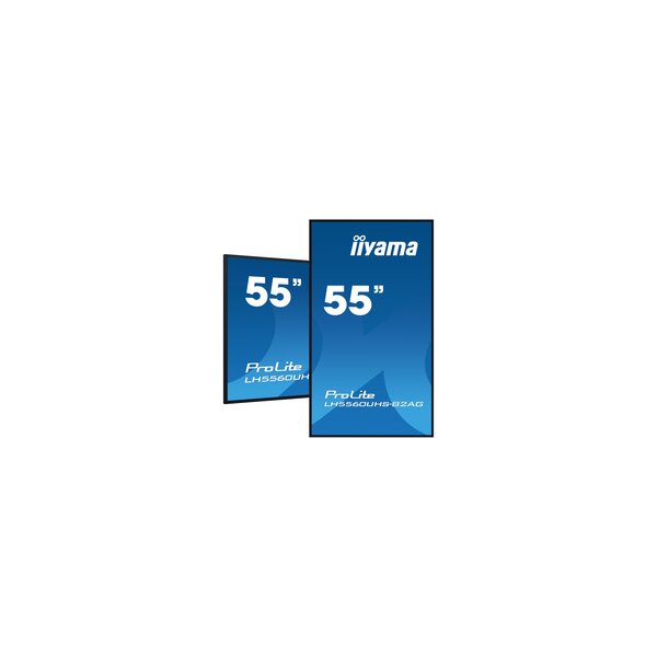 Iiyama 55" LH5560UHS-B2AG 16 9 3xHDMI+2xUSB VA Speditionsversand - Flachbildschirm (TFT/LCD) - 139,7 cm