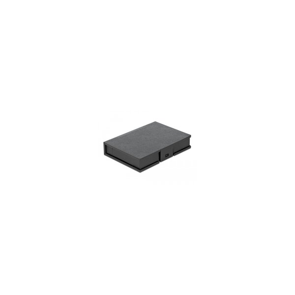 Delock Schutzbox für 3.5? HDD schwarz - Cover - Kunststoff - Schwarz - 3.5" - 112 mm - 162 mm