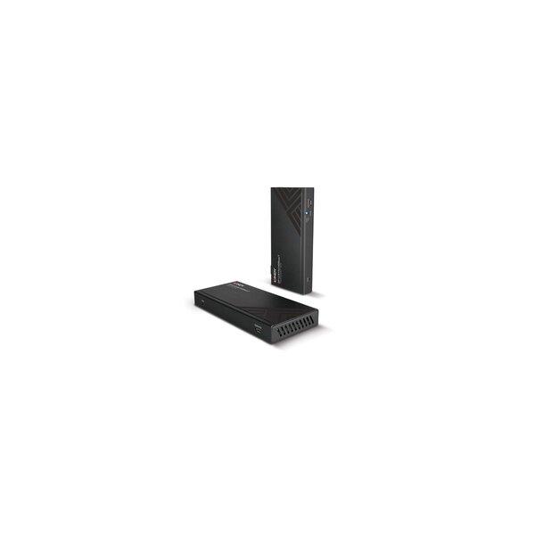 Lindy 39385 - Sender und Empfänger - Kabelgebunden - 150 m - Cat6 - 3840 x 2160 Pixel - 60 Hz
