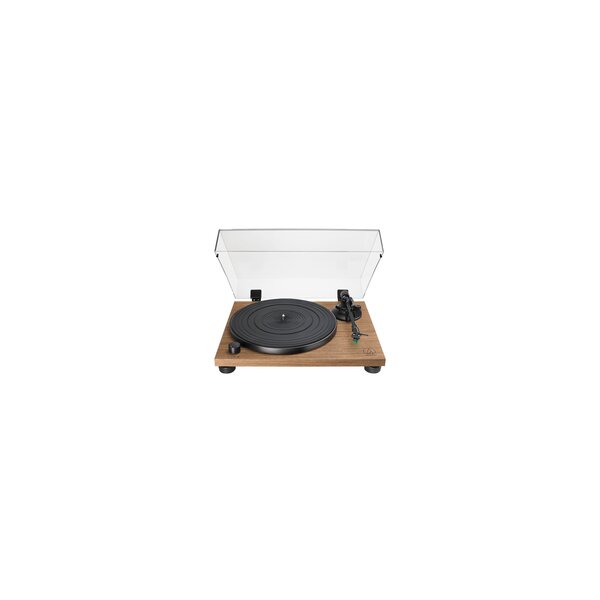 Audio-Technica AT-LPW40WN - Audio-Plattenspieler mit Riemenantrieb - Manuell - Schwarz - Holz - Holz - Antriebsscheibe/Keilrippenriemen - Aluminium