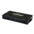 StarTech.com SSD/HDD Festplattenlöschgerät mit 4 Steckplätzen - 2,5" & 3,5" SATA - Selbständiges Sicheres Externes Festplatten Löschgerät mit 9 Löschmodi - RS232 Printer Port - NIST/DOD - Löschvorrichtung für Festplatten - Schwarz - 96 mm - 209 mm - 30 mm