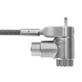 Hyper Targus ASP95GL - 2 m - Schlüssel - Galvanisiertes Stahl - Silber