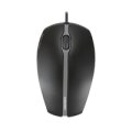 Cherry GENTIX SILENT Kabelgebundene Maus - Schwarz - USB - Beidhändig - Optisch - USB Typ-A - 1000 DPI - Schwarz