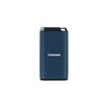 Transcend ESD410C - SSD - verschlüsselt - 1 TB - extern (tragbar) - USB (USB-C Steckverbinder) - 256-Bit-AES - dunkelblau