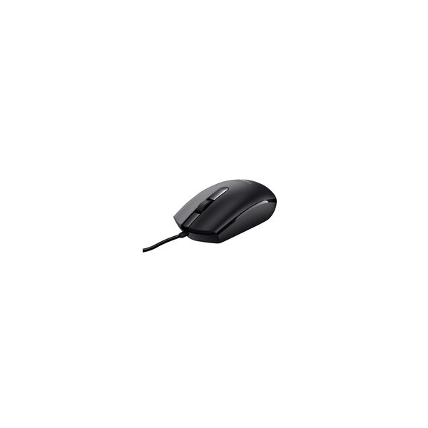 Trust Basi - Beidhändig - Optisch - USB Typ-A - 1200 DPI - Schwarz