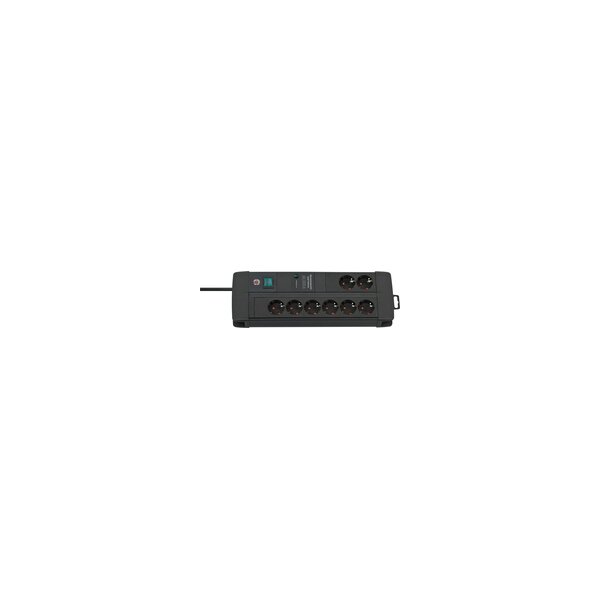 Brennenstuhl Premium-Line Steckdosenleiste 8-fach Duo schwarz - Steckdosenleiste - 3 m