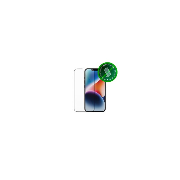 dbramante1928 Eco-Shield - Apple - iPhone 13 - iPhone 13 Pro - iPhone 14 - iPhone 16e - Staubresistent - Kratzresistent - Schwarz - Transparent - 1 Stück(e)