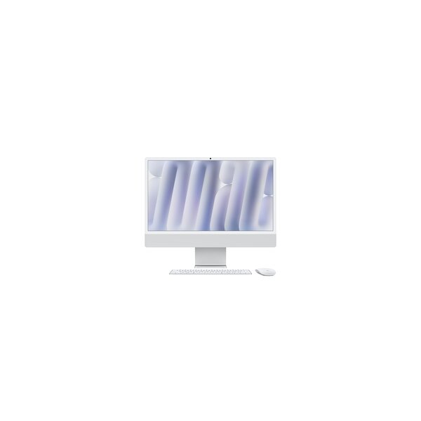 Apple iMac Z1K1 59.62cm Standardglas M4 10C CPU/10C GPU/16C N.E. SSD Gbit Eth MM MaKey TID DE Silber