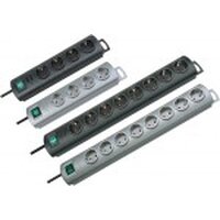 Brennenstuhl BN-PROFF120 - 2 m - Kunststoff - Silber - 10 AC-Ausgänge - 230 V - 50 - 60 Hz