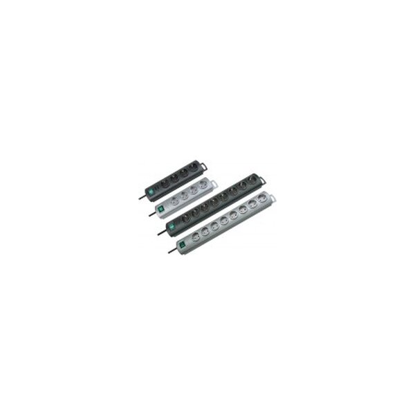 Brennenstuhl BN-PROFF120 - 2 m - Kunststoff - Silber - 10 AC-Ausgänge - 230 V - 50 - 60 Hz