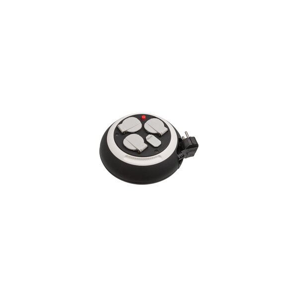 Brennenstuhl 1109220600 - 3 m - 3 AC-Ausgänge - Indoor - IP20 - Polyvinylchlorid (PVC) - Kunststoff - Schwarz - Weiß