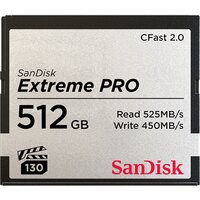 SanDisk Extreme Pro - 512 GB - CFast 2.0 - 525 MB/s - 450...