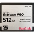 SanDisk Extreme Pro - 512 GB - CFast 2.0 - 525 MB/s - 450 MB/s - Schwarz - Grau