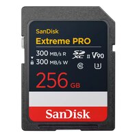 SanDisk Extreme Pro V90 SDXC UHS-II 300MBs - Extended...