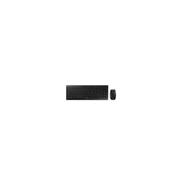 Cherry Stream Desktop - Volle Größe (100%) - Kabellos - RF Wireless - QWERTY - Schwarz - Maus enthalten