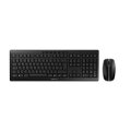 Cherry Stream Desktop - Volle Größe (100%) - Kabellos - RF Wireless - QWERTY - Schwarz - Maus enthalten