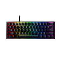 Razer Huntsman Mini - Kabelgebunden - USB - Optomechanischer Schlüsselschalter - QWERTZ - RGB-LED - Schwarz