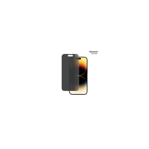 PanzerGlass ® Privacy Displayschutz iPhone 14 Pro | Classic Fit - Apple - Apple - iPhone 14 Pro - Trockene Anwendung - Kratzresistent - Schockresistent - Antibakteriell - Transparent - 1 Stück(e)