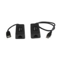 StarTech.com 1 Port USB über Cat5 / Cat6 Extender bis zu 40m - USB über Ethernet Verlängerung - Netzwerksender & -empfänger - 40 m - 12 Mbit/s - Cat5 - Cat6 - Schwarz - CE - FCC - REACH