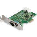 StarTech.com 4 Port Serielle PCI Express RS232 Adapter Karte - PCIe RS232 Serielle Host Controller Karte - PCIe auf Serielle DB9 Karte - 16950 UART - Erweiterungskarte - Windows & Linux - PCIe - Seriell - Full-height / Low-profile - RS-232 - Grün - 214358