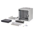 DIGITUS - DN-49100-SET - 10" Netzwerk-Set, 6HE Wandgehäuse und Zubehör, gr