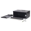 DIGITUS - DN-49201-SET - 19" Netzwerk-Set, 4HE Wandgehäuse und Zubehör, sw